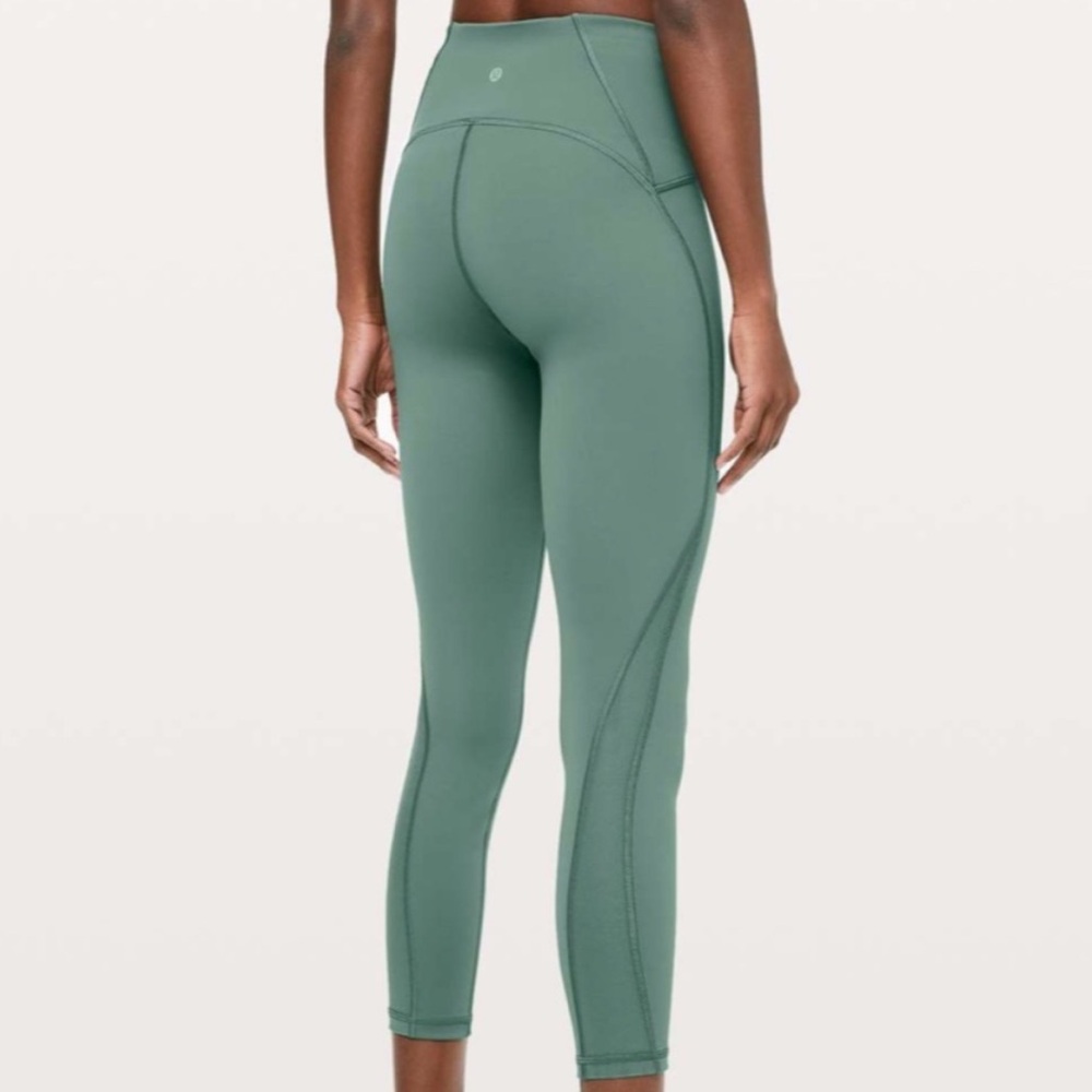 Lululemon Green Train Times 7/8 Leggings Pant